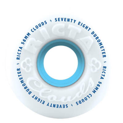Ricta Wheels 56mm 78a Clouds Blue Skateboard Wheels