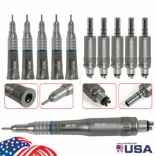 NSK style Dental low Speed Straight Nosecone/Air motor Handpiece 4hole Seasky Dr