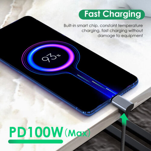Type-C USB3.1 Gen2 Cable PD 100W 10Gbps 4K VR Cord For Steam Deck Oculus Quest 2 - Picture 6 of 14