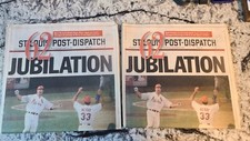 Lot (2) Newspaper St. Louis Post-Dispatch September 9, 1998 Tribute MARK MCGWIRE