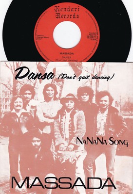 Massada ORIG DUT PS 45 Dansa (don t quit dancing) NM  78 Kendari Latin Rock