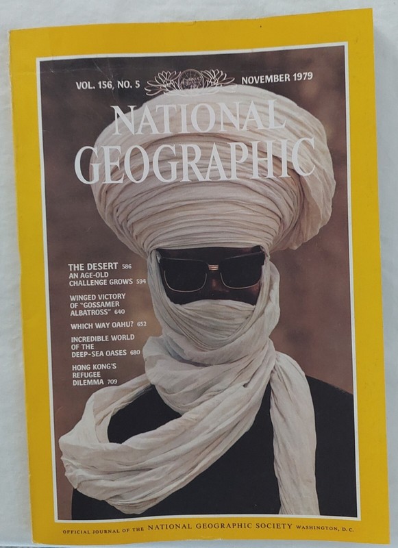 NATIONAL GEOGRAPHIC MAGAZINE November 1979, Vol 156 No 5 Hong Kong, Oahu, Desert