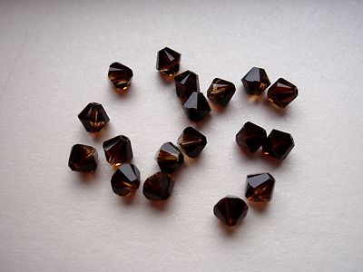 10 Swarovski  Kristall Perlen Xilion Beads 6mm TOPAZ BLEND Art. 5328