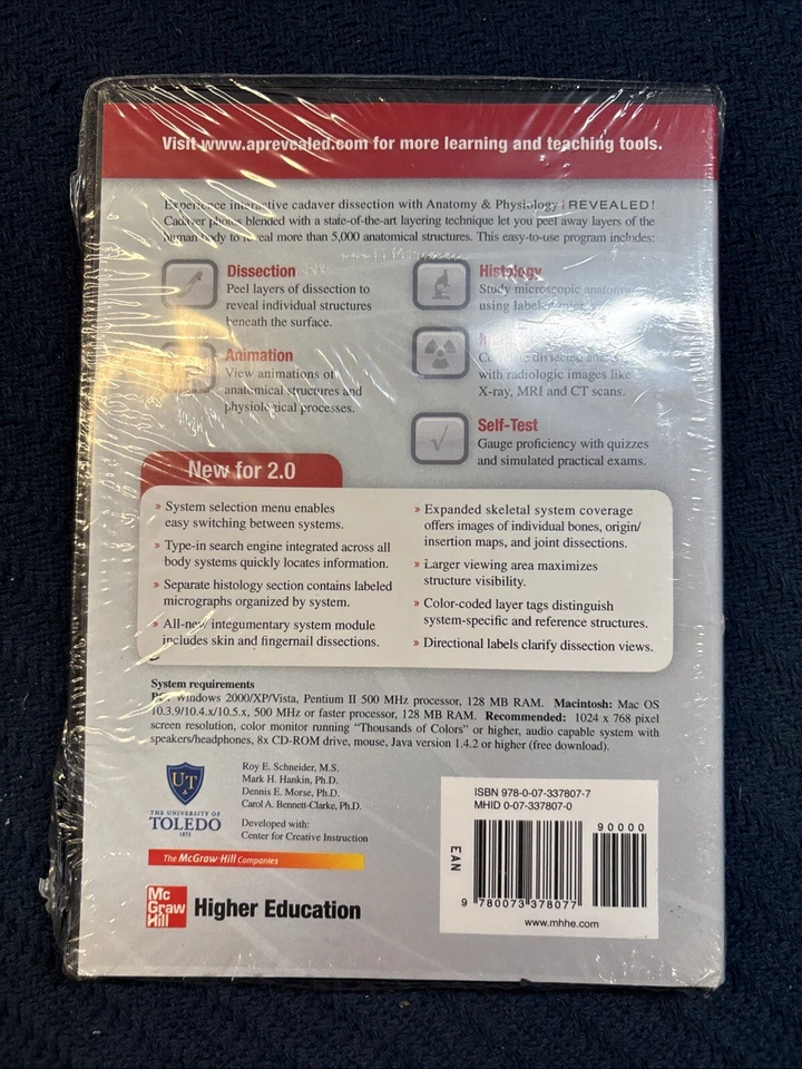 Anatomy & Physiology Revealed - Version 2.0 (CD-ROM) McGraw-Hill - Image 2 of 4