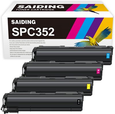 SP C352 Toner Cartridge for Ricoh SP C352DN Printer 408211 408214 High Yield