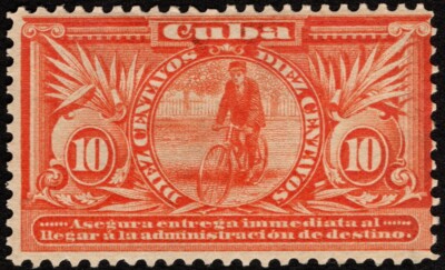 Spanish West Indies Stamp Scott # E2 Mint - 10 Cents Orange Special Delivery