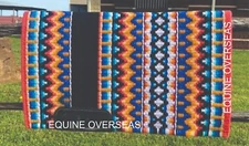 Western Horse Saddle Pad Blanket 100% New-Zealand Wool - Custom Your own Design
