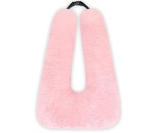 Pink Travel Pillow for Car Neck Support, Adjustable for Kids & Adults