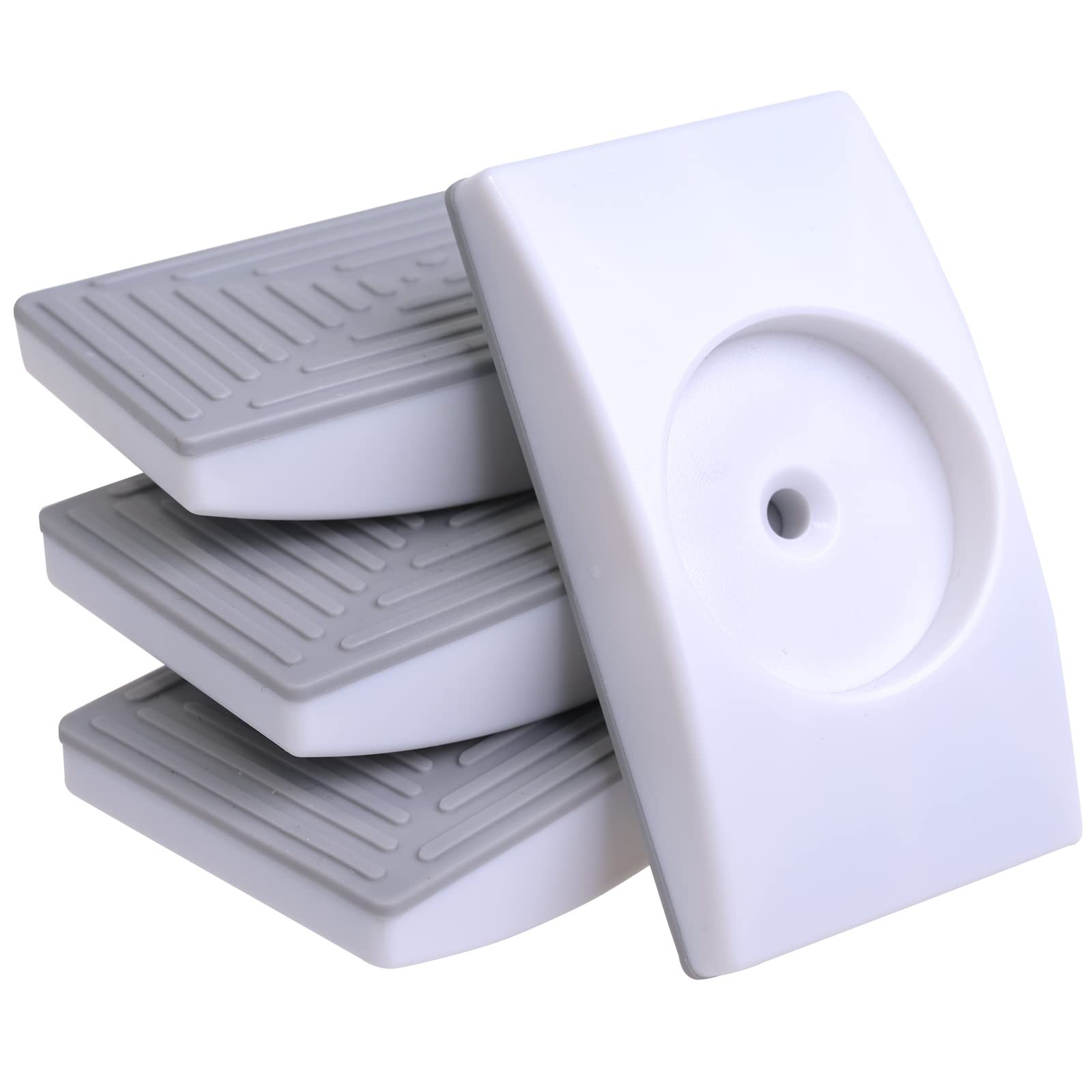 Lot de 4 protections murales blanches pour barrière de sécurité bébé