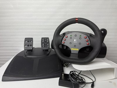 Logitech MOMO Racing Wheel Force Feedback USB Wheel And Pedals