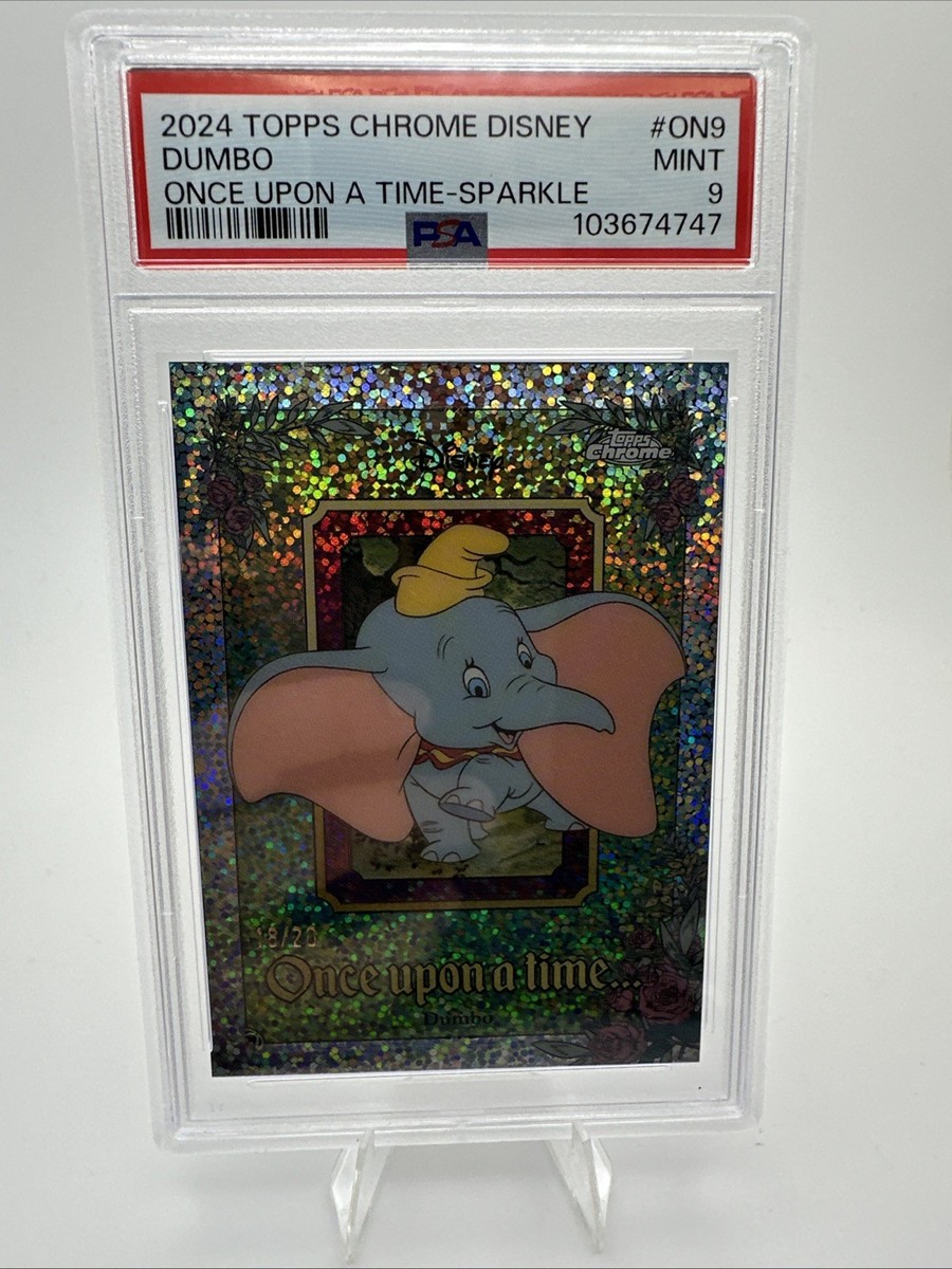 2024 Topps Chrome Disney 100 Dumbo Once Upon A Time Sparkle 18/20
