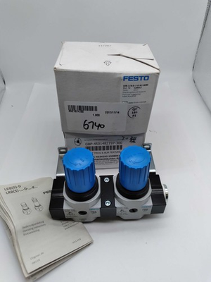 #ad FESTO LRB 3 8 D 7 O K2 MINI PRESSURE REGULATING VALVE MANIFOLD $95.00