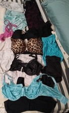 VTG Lingerie Bras Etc Lot Large XL C D Cup 90's Y2K Romantic Wedding Night