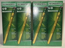 12 Pack Ticonderoga  144 Yellow Beginners Ele...