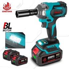 Electric Impact Wrench 1200Nm High Torque Impact Gun 1/2" Cordless Impact Wrench