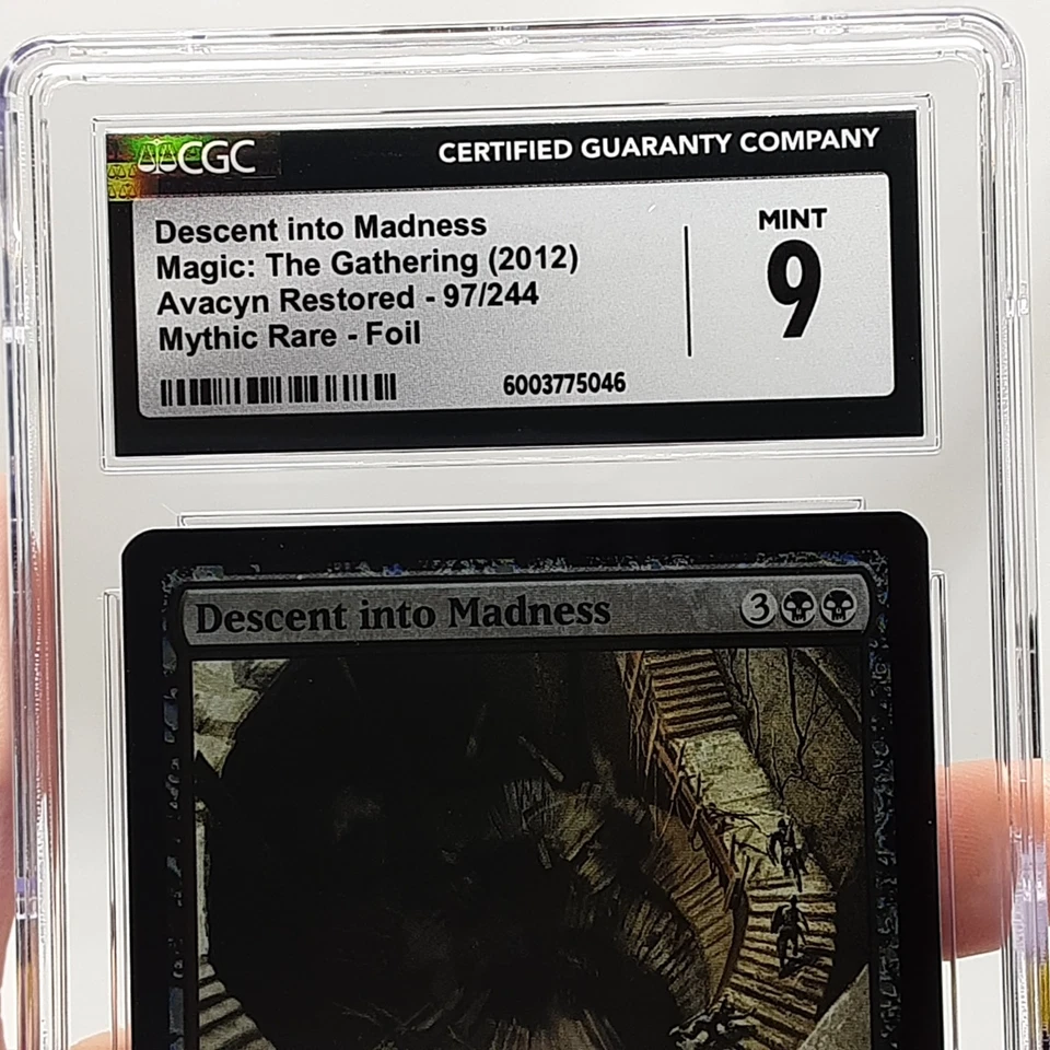 MTG - Avacyn Restored - Descent into Madness - Foil - Graded - CGC 9 - Image 2 of 4