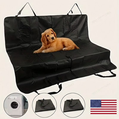 PlacerMe Dog Car Seat Cover for Back Seat Protector Hammock Extender Waterproof