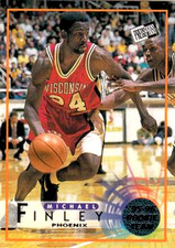 1996 Press Pass SWISSSH #36 Michael Finley RC Wisconsin Badgers Phoenix Suns