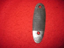 Savage Rifle Cheif Logo Metal Buttplate