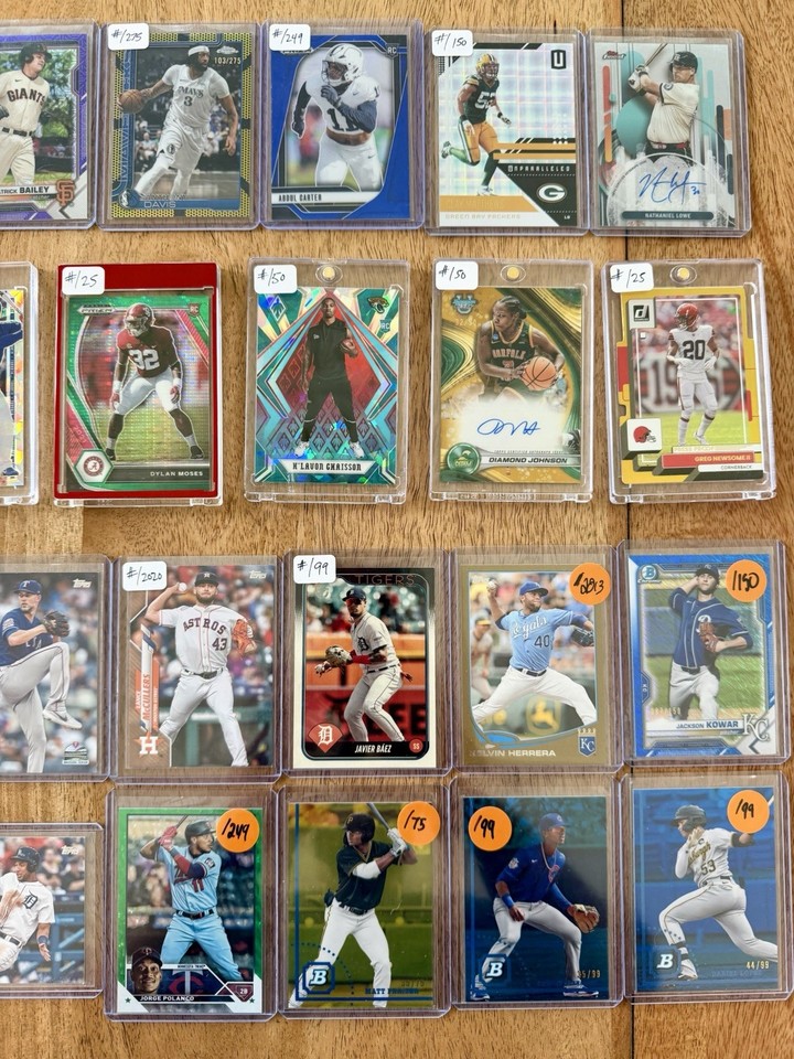 Nfl Rpa Cards HUGE 1500 Sports Card Lot PSA 10 NFL NBA MLB Patch Auto RPA RC SP HOF ...