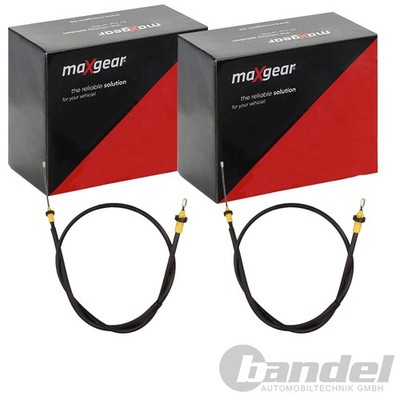 2x MAXGEAR HANDBREMSSEILE passend für DACIA SANDERO RENAULT SANDERO/STEPWAY