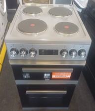 Image of Beko KDV555AS 50cm Electric Cooker Double Oven Silver