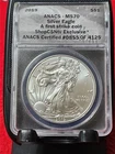 2019  American Silver Eagle ASE Dollar SHOPCSNTV ANACS MS 70 #0855 OF 4125#T3069