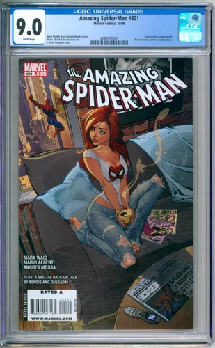 Amazing Spider-Man 601 CGC Graded 9.0 VF/NM Mary Jane  Marvel Comics 2009