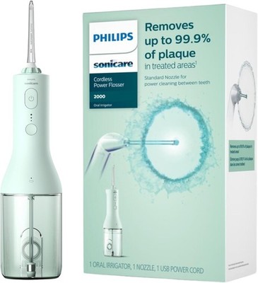 PHILIPS Sonicare Cordless Power Dental Water Flosser, Rechargeable-Mint