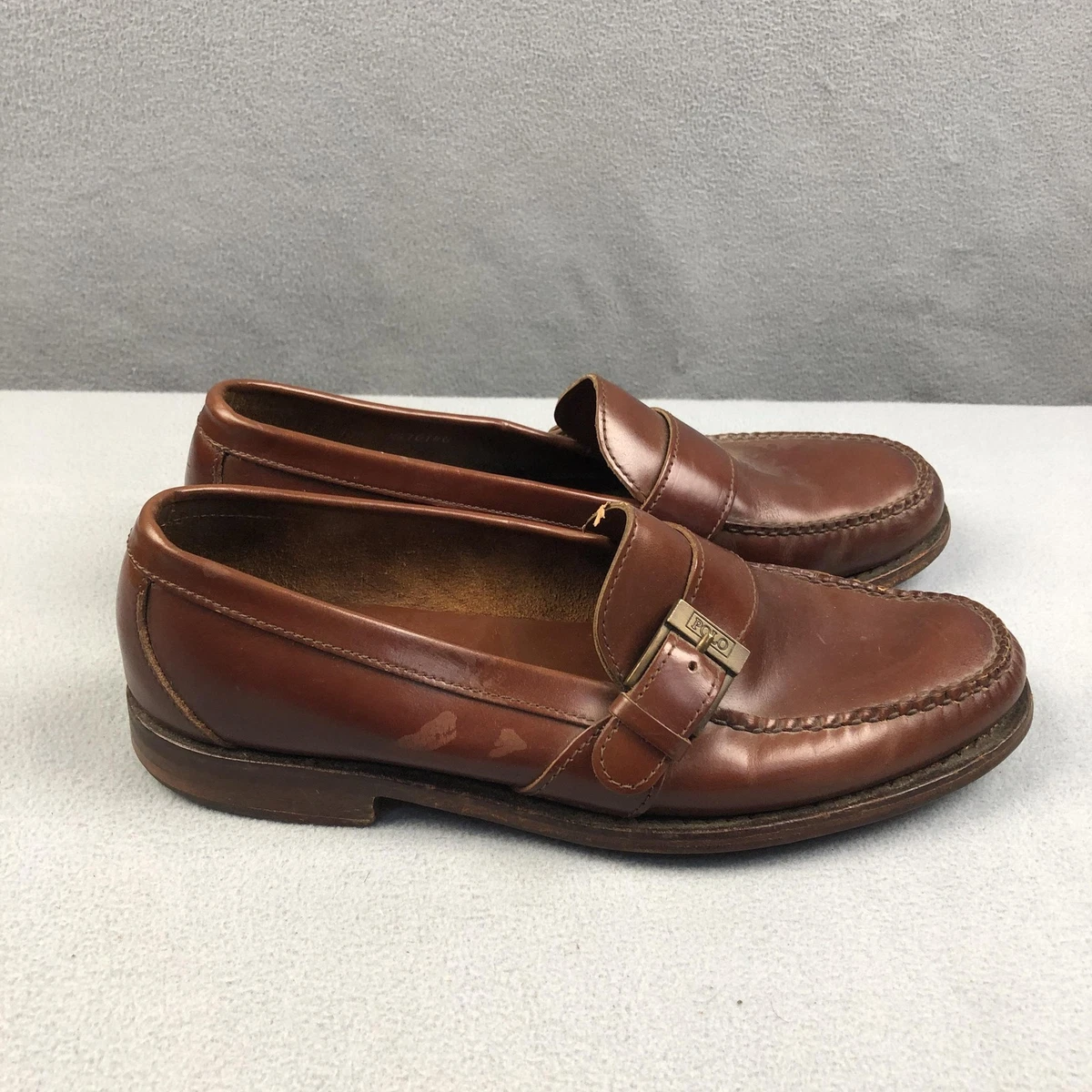 Polo Ralph Lauren Men\'s Size 11D Kraig Leather Slip On Loafer Preppy Academia Polo Ralph Lauren Men main image 4