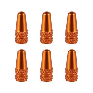 VORCOOL 6 Pcs Aluminum Alloy French Caps for MTB Road Bike Mountain Bike Tyre