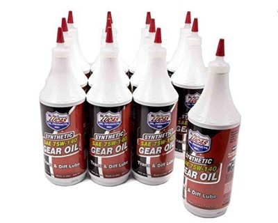 Lucas Oil 10121-12 75W140 Synthetic Transmission and Diff Lube, 1 QT, Case of 12