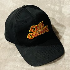 Vintage 90s Ozzy Osbourne Black Embroidered Concert SnapBack Hat