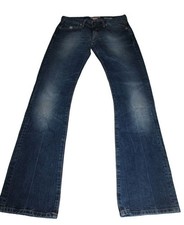 DAMEN JEANSHOSE JEANS REPLAY BLUE JEANS BLAU BOOTCUT WENDIE DE LUXE W25 L32