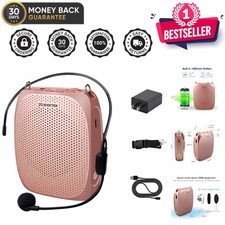 Rechargeable Voice Amplifier for Classroom and Outdoors - Lightweight  Compact