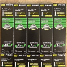 10x Philips PL-C 13W 835 4-Pin ALTO Compact Fluorescent CFL Bulb G24q-1 3500K