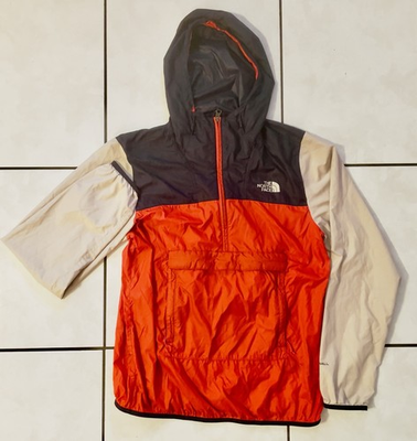 #ad The North Face Men M Fanny pack Windbreaker Jacket Packable Blue Red Beige $19.99