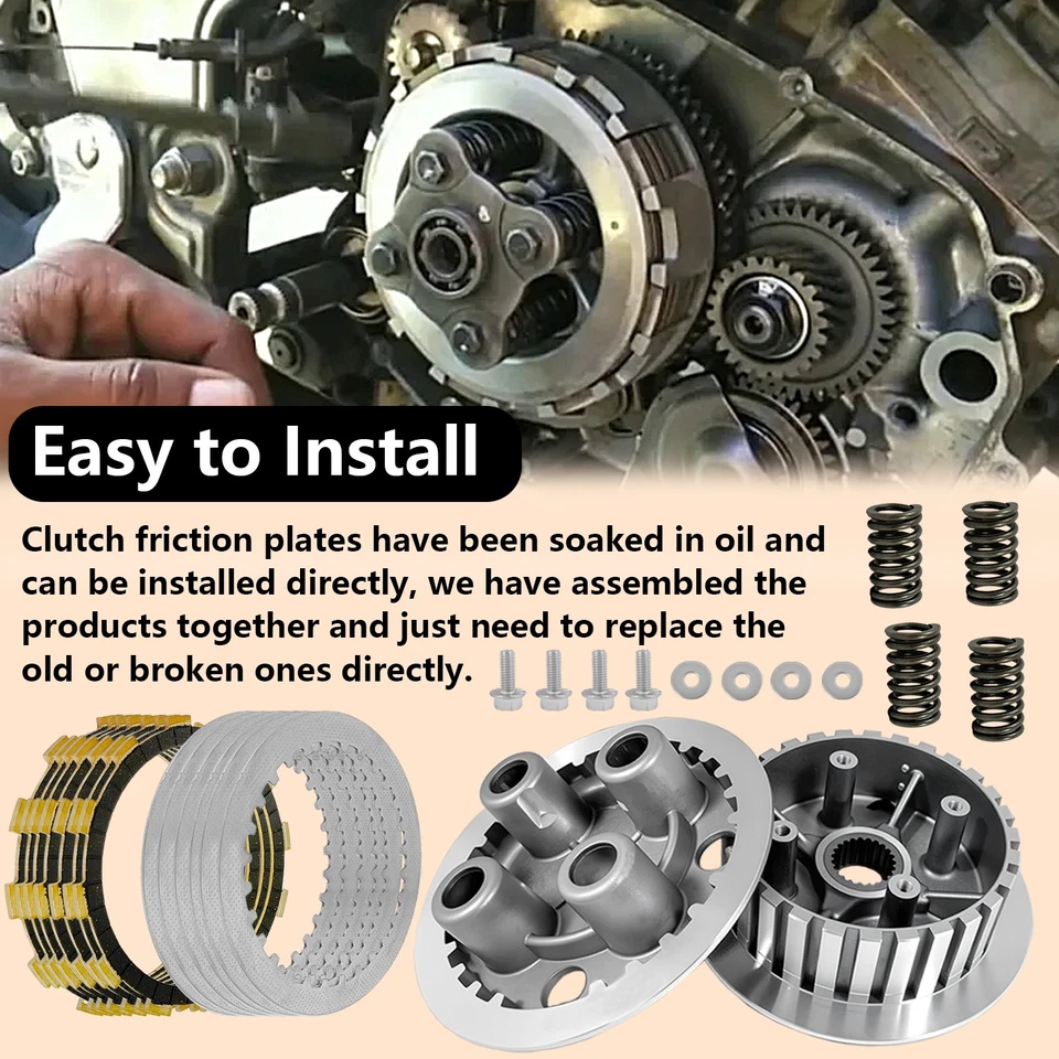 Kit de embrague placa de presión de resorte de alta resistencia para Suzuki Intruder 700 750 800 VS Foto 4 de 4