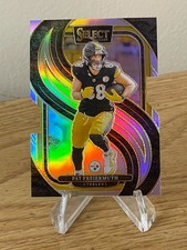 Pat Freiermuth SILVER PRIZM DIE CUT 2024 Panini Select #186 PREMIER LEVEL SP