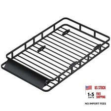64" x 39" x 6" Cargo Roof Rack, Universal Rust-Proof Roof Basket for SUV,