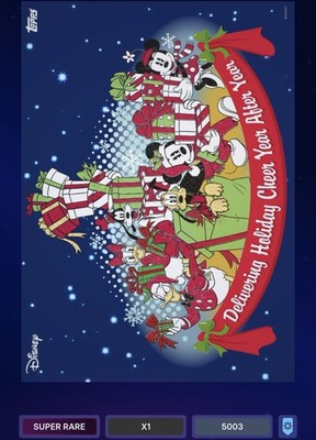 Topps Disney Collect 2019 12 Days Of Topps Motion Cards Set With Award (DIGITAL)