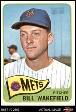 1965 Topps #167 Bill Wakefield Mets 6 - EX/MT