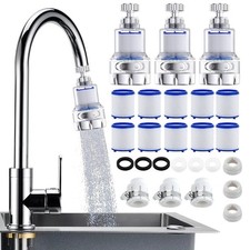 Filtro de Agua para Grifo 3PCS Giratorio 360 Purificador Universal Cocina