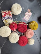 Poetry In Stitches Kit Knitting 146 No Pattern Yarn Only Missing Blue Color 