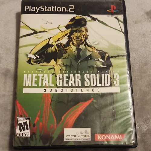 Konami Metal Gear Solid 3: Subsistence Sony PlayStation 2 Action 2006 M NTSC-U/C