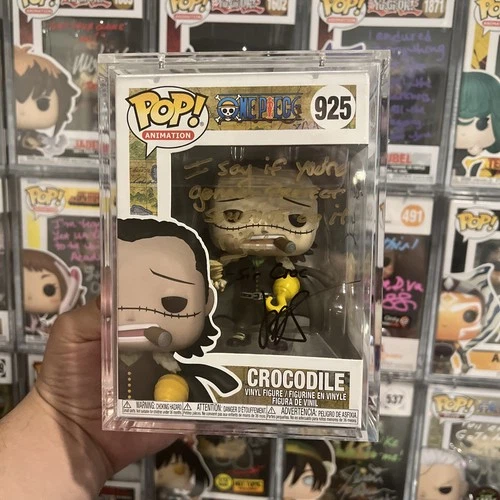 Funko Pop! One Piece Crocodile #925 Signed By John Swasey Prime Protector