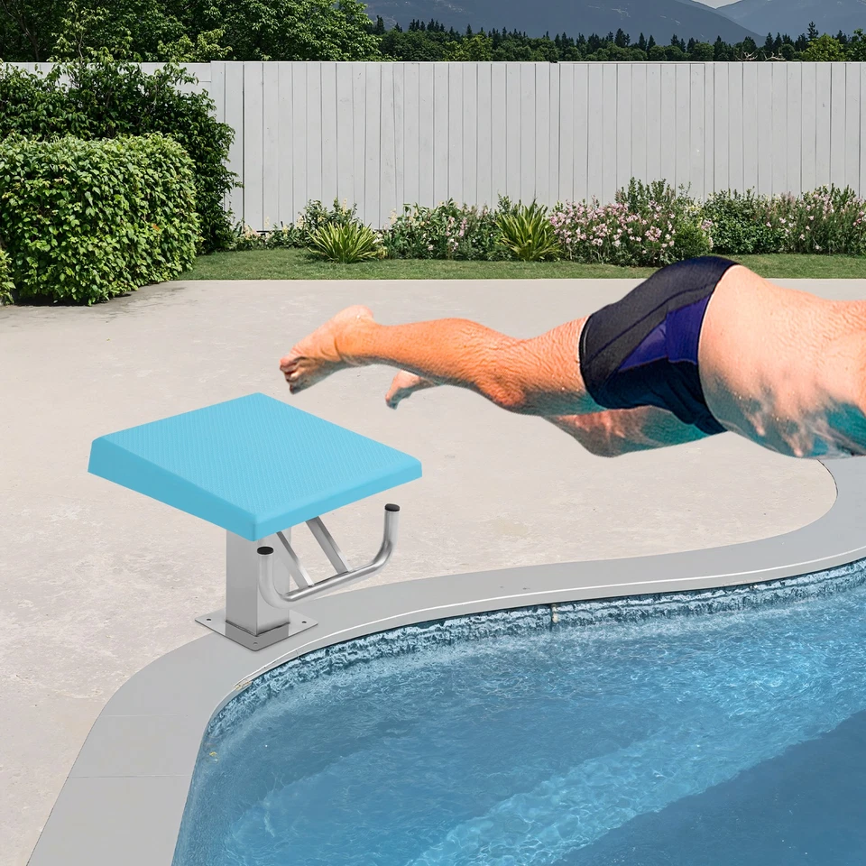 Tabla de Buceo Piscina Plataforma de Buceo Piscina con Base de Acero Inoxidable 200 kg Foto 4 de 4