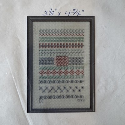 Something Different Sampler Cross Stitch Kit BWH-3 Diane Evans 3 1/8x4 3/4 NEW