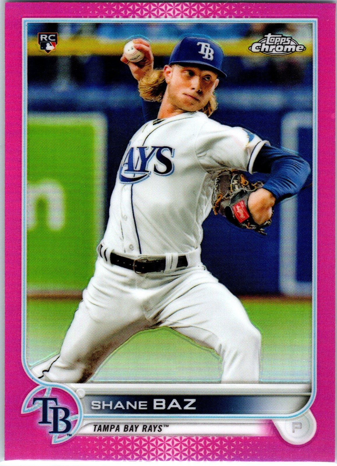 2022 Topps Chrome - Shane Baz #201 Pink Refractor (RC)