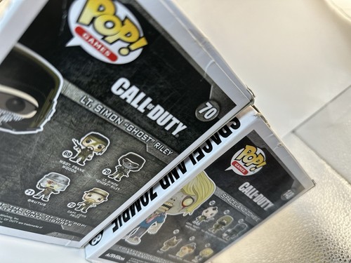Funko Pop! Vinilo: Call of Duty - Teniente Simon "Ghost" Riley Muddy CAJA Caja de daños - Imagen 9 de 13